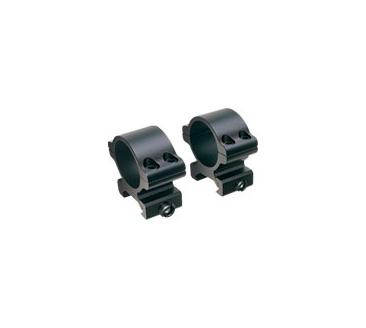 Tasco Angle-Loc Weaver-Style Aluminum Detachable Scope Rings 1" High Matte