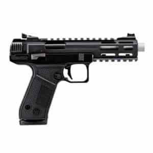 Beretta B22 Jaguar SAO Handgun .22 LR 15rd Magazines(2) 5.25" Threaded Tact Metal Barrel Black Frame