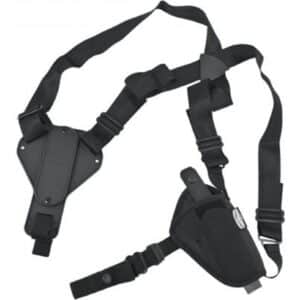 Uncle Mike's Plain Black Nylon Shoulder Holster 8700 AM#0