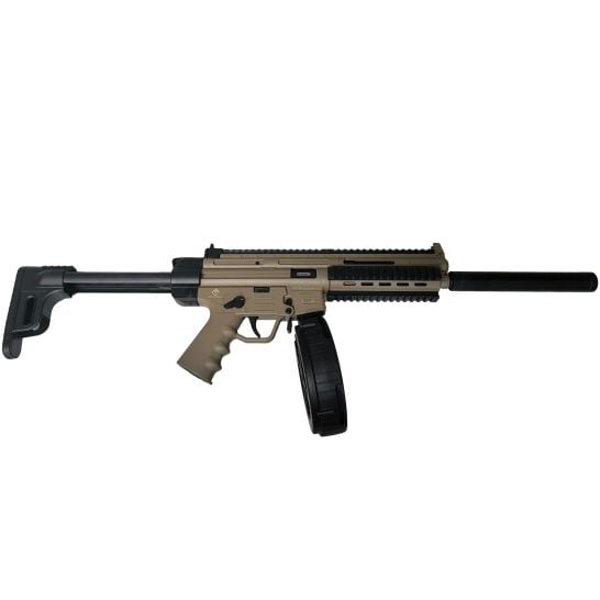 ATI GSG-16 CARBINE 22LR RIFLE 16.25" TAN SYNTHETIC 110RD ROTARY MAG