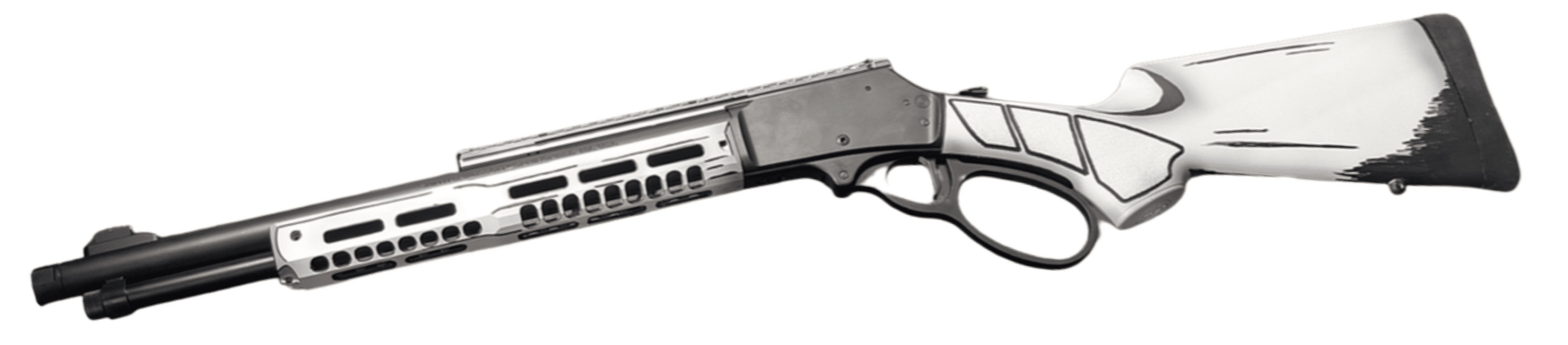 SMITH & WESSON 1854 STEALTH HUNTER WHITE SKETCH 45LC LEVER 16.3" 8+1RD