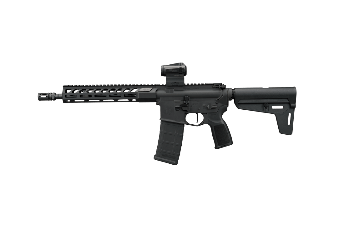 SIG SAUER M400 FORGE 5.56 SBR 11.5" BBL, BLACK, ROMEO MSR G2, TELESTOCK 1-30RD MAG