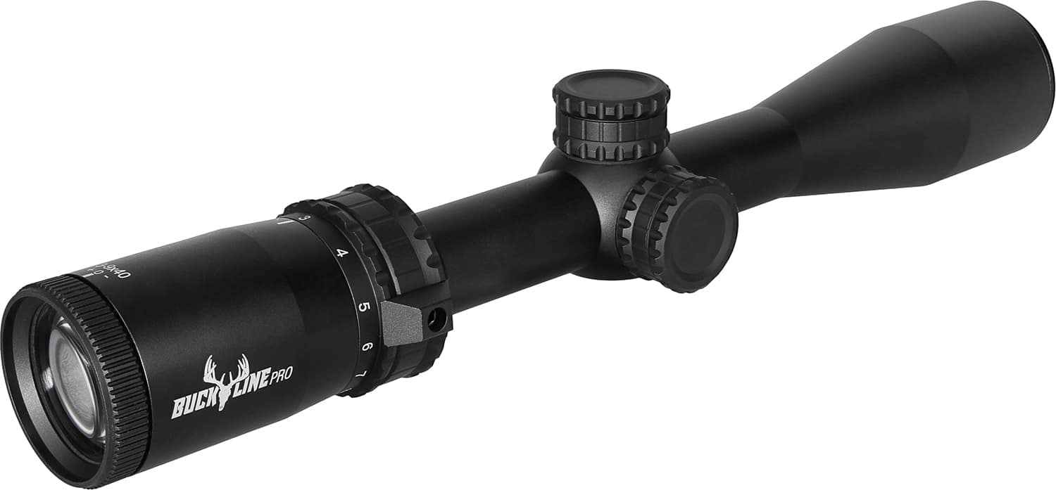 TruGlo TGTG85394PXB Buckline Pro Rifle Scope Matte Black 3-9x 40mm
