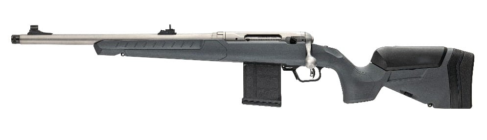 Savage Arms 32518 110 Ridge Hunter 375 Ruger 5+1 20" Heavy Barrel, Flat Dark Gray Adj LOP Synthetic Stock, Left Hand