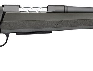 Browning 035845211 AB3 Pro SPR Full Size 243 Win 4+1 18" Matte Blued Spiral Fluted Threaded Barrel, Matte Blued Drilled & Tapped Receiver, Gray/Green Fixed Synthetic Stock