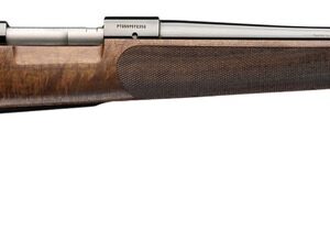 Winchester Repeating Arms 535248228 Model 70 Super Grade 30-06 Springfield 5+1 24" Blue Polished Target Crown Barrel, Blue Polished Steel Drilled & Tapped Receiver, Gloss AAA Claro Walnut Fixed Stock,