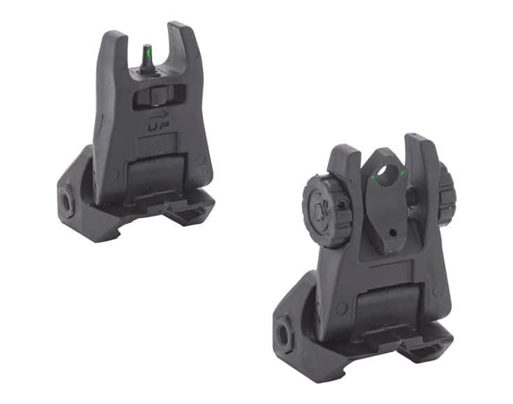 MEPRO 407100     CABS-FLIP BACKUP SGHT BLK