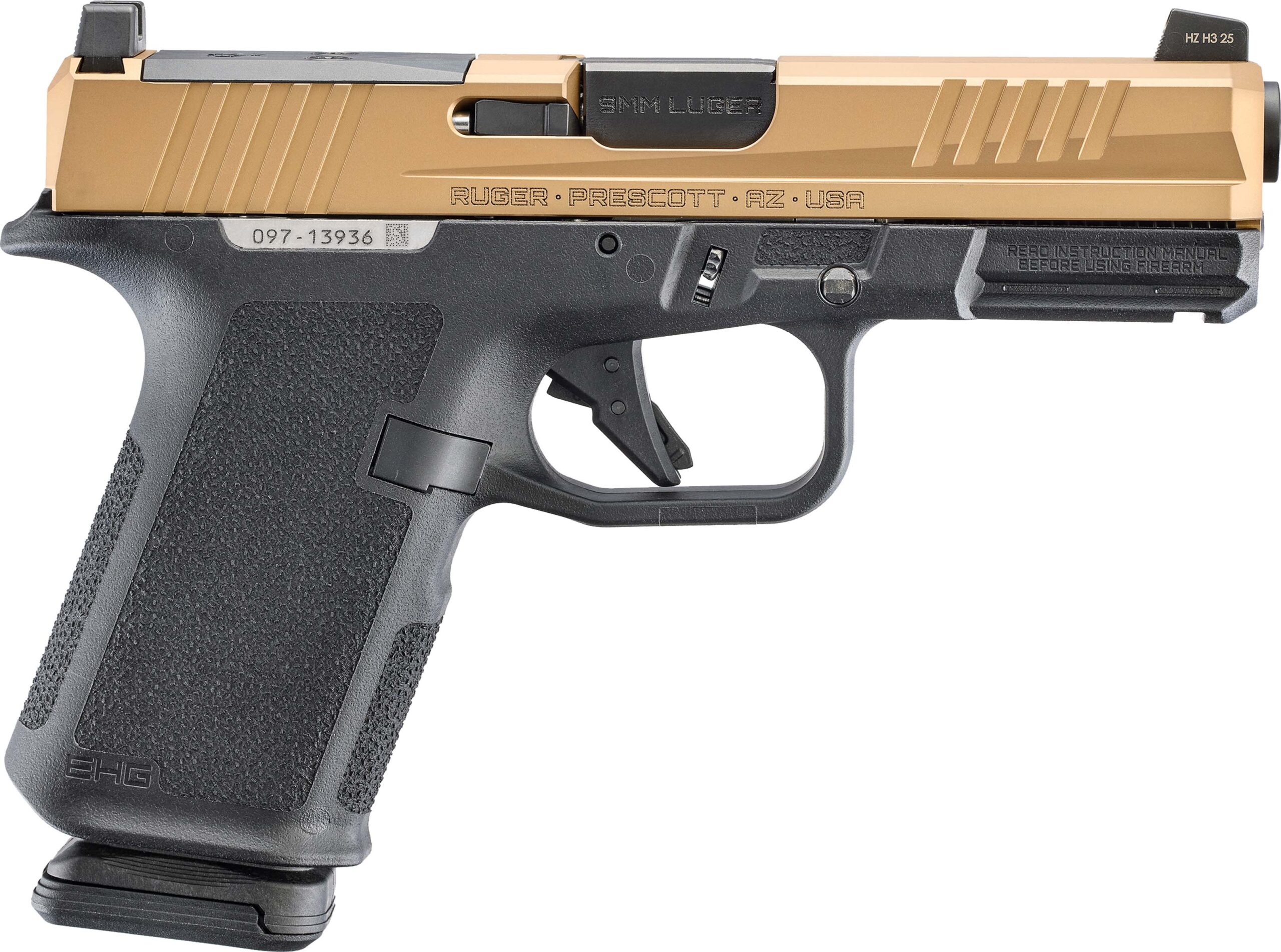 RUG RXM 9MM PST 4 CP PVD 15R