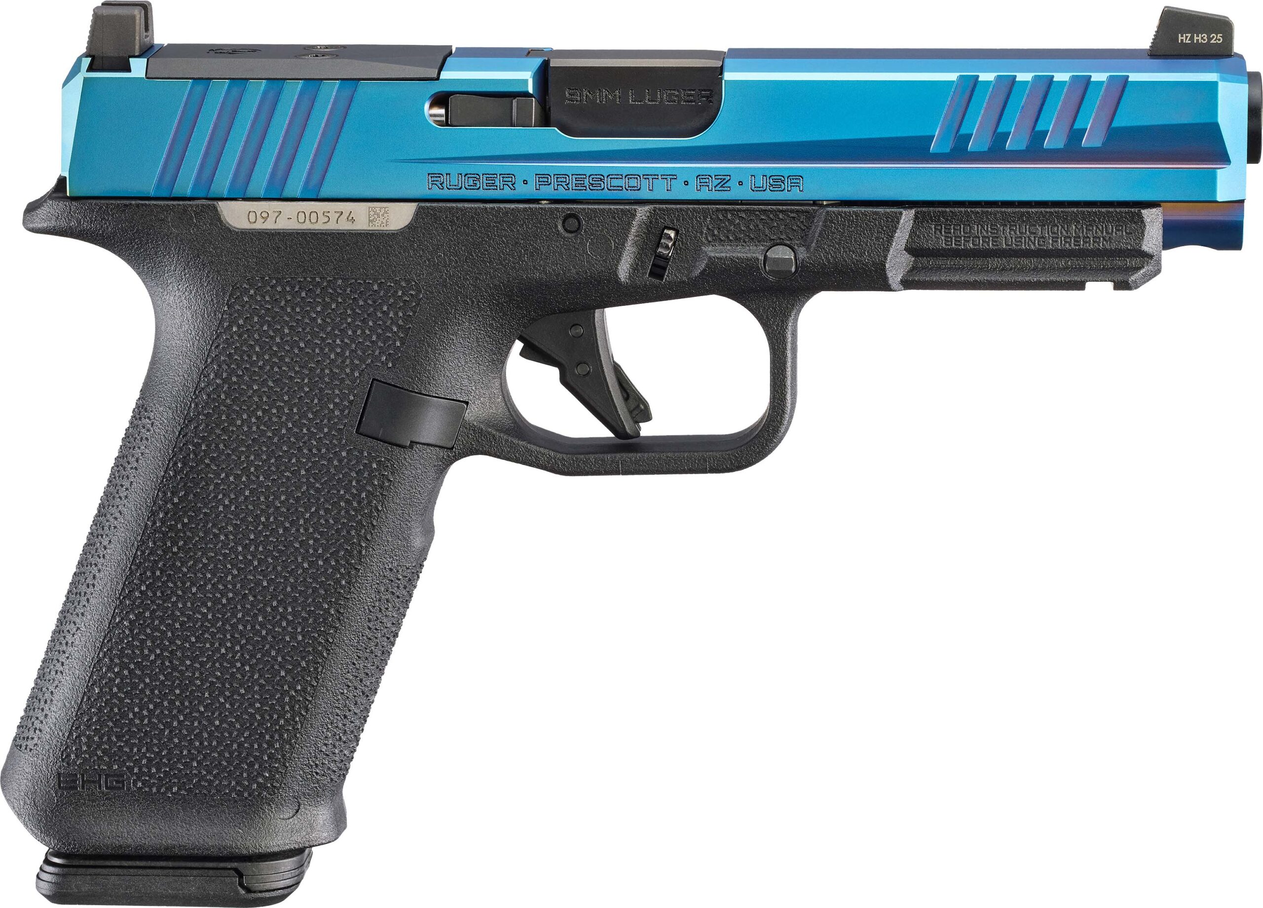 RUG RXM 9MM PST 4.5BL PVD 17R