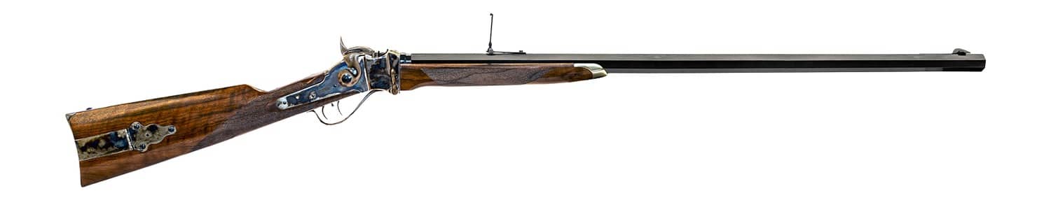 Davide Pedersoli 010S789457 1874 Q Down Under 45-70 Gov 1rd 34" Single Shot Barrel, Color Case Hardened Receiver, Oiled Walnut Fixed Stock