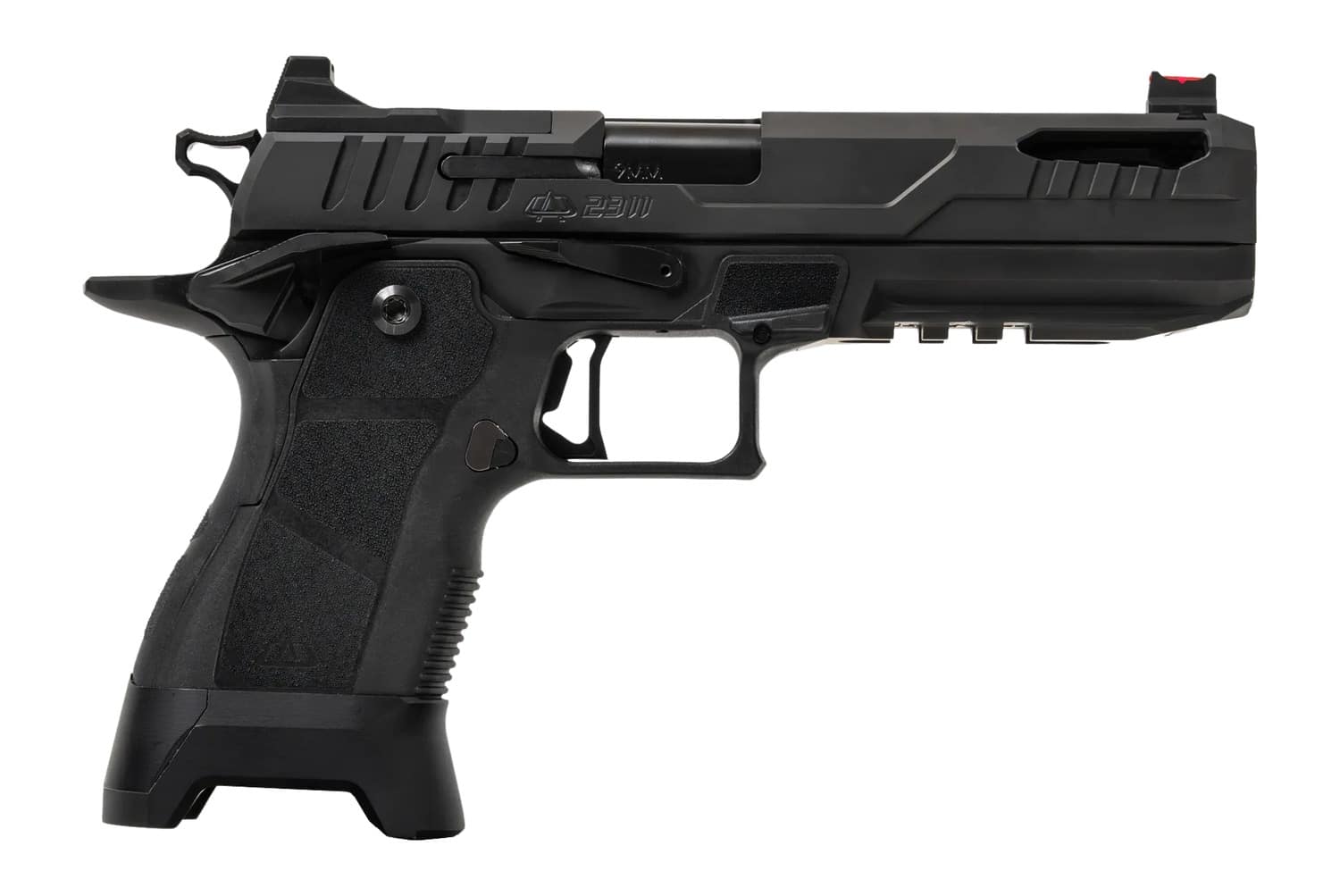 Oa Defense  2311 Pro Full Size 9mm Luger 21+1 5" Black DLC Black Steel Optic Ready/Serrated Slide, Aluminum Frame w/Picatinny Rail, Black Modular Grip, RMR Footprint