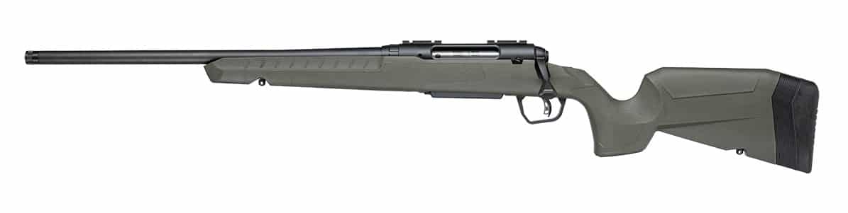 Savage Arms 33146 Axis 2 30-06 Springfield 4+1 20" Matte Black Carbon Steel Threaded Barrel, Drilled & Tapped Receiver, OD Green Fixed w/Pistol Grip Synthetic Stock, Left Hand