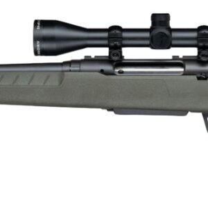 Savage Arms 33193 Axis 2 XP 270 Win 4+1 20" Matte Black Carbon Steel Threaded Barrel & Drilled & Tapped Receiver, OD Green Synthetic Fixed w/Pistol Grip Stock, 3-9x40mm Duplex Scope, Left Hand