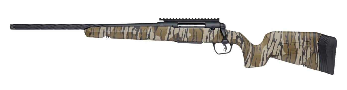 Savage Arms 33315 Axis 2 Pro 6mm ARC 4+1 20" Black Cerakote Carbon Steel Spiral Fluted Threaded Barrel & Receiver w/Picatinny Rail, Mossy Oak Original Bottomland Fixed w/Pistol Grip Synthetic Stock, L