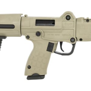 Kel-Tec SDP9TAN SUB SDP 9mm Luger 17+1 6" Threaded Barrel, Polymer Receiver w/Picatinny Rail, Polymer Folding Pistol Brace, Polymer Grip