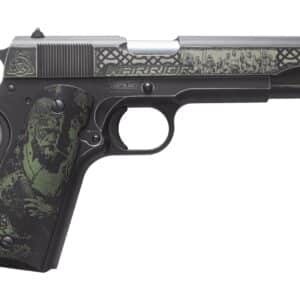 Tisas Arms Customs 10100518AA7 1911 A1 Service Warrior ports South Exclusive 45 ACP 7+1 5" Carbon Steel Serrated Slide & Frame w/Beavertail