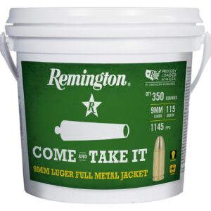REM R23743      9MM 115G  FMJ 350RD BUCKET   350/4