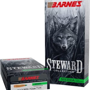 BARNES STEWARD 243 WIN 70GR - TIPPED VARMINTKING 20RD 10BX/C