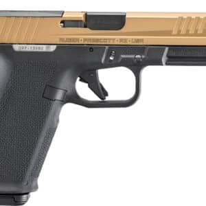 RUGER RXM 9MM LUGER 4.5" ADJ - 17-SHOT COPPER SLIDE BLK GRIP
