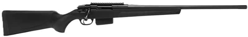 SAVAGE 334 350LEG 18" MATTE - BLACK/BLACK SYN STOCK