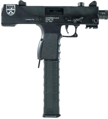 MPA DEFENDER 9MM TOP- - COCKING 4.5" TB BLACK 30RD