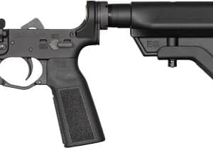 NLA COMPLETE AR15 LOWER FORGED - B5 BRAVO STOCK BLACK