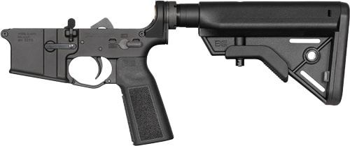 NLA COMPLETE AR15 LOWER FORGED - B5 BRAVO STOCK BLACK