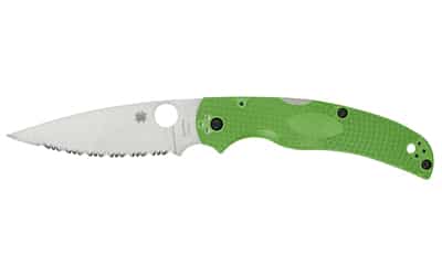 SPYDERCO NATIVE CHF SLT LW GRN SRTD