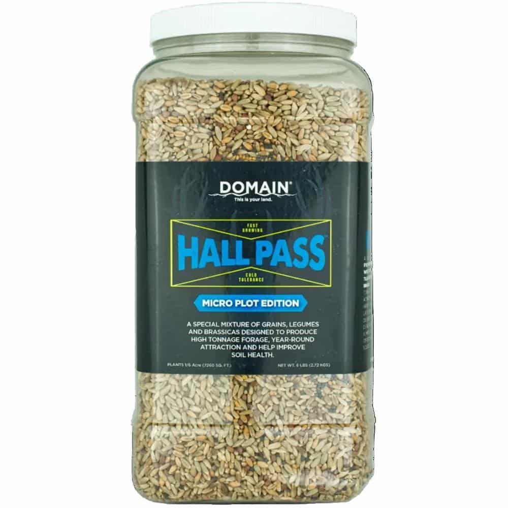 Domain Hall Pass Food Plot Seed 1/6 Acre 6 lbs