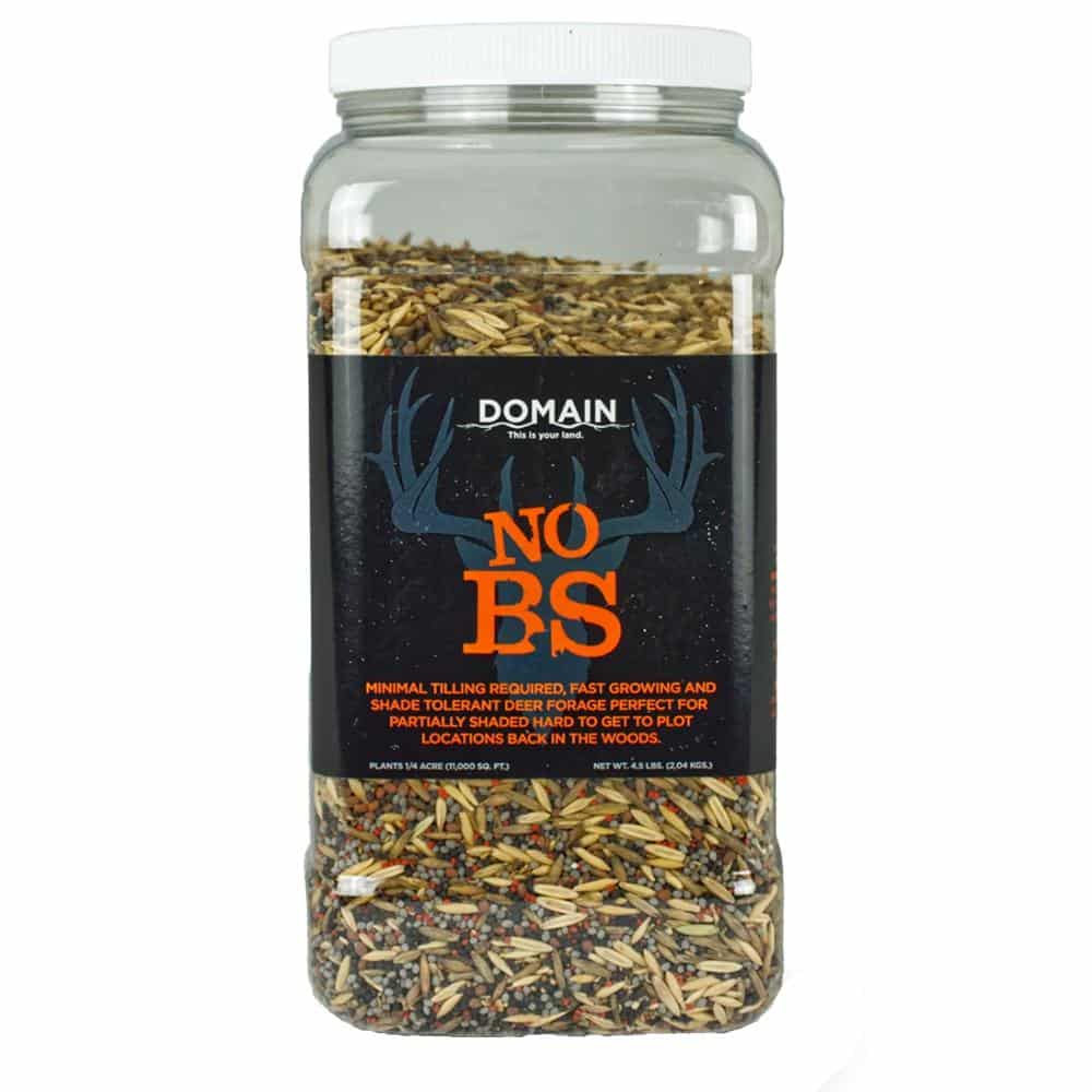 Domain No BS Food Plot Seed 1/2 Acre 3 lbs