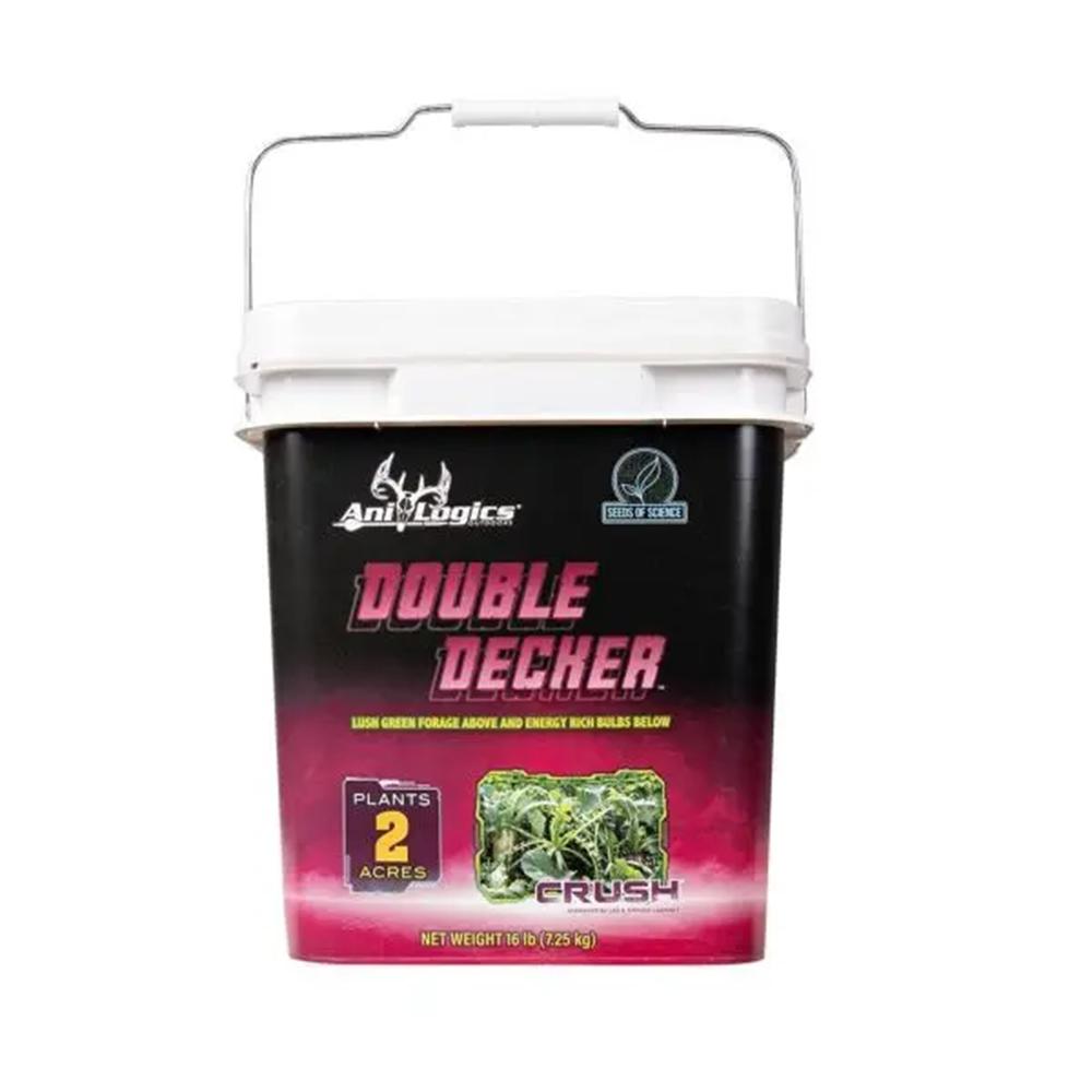 AniLogics Double Decker Seed Bucket 2 Acre 22 lbs