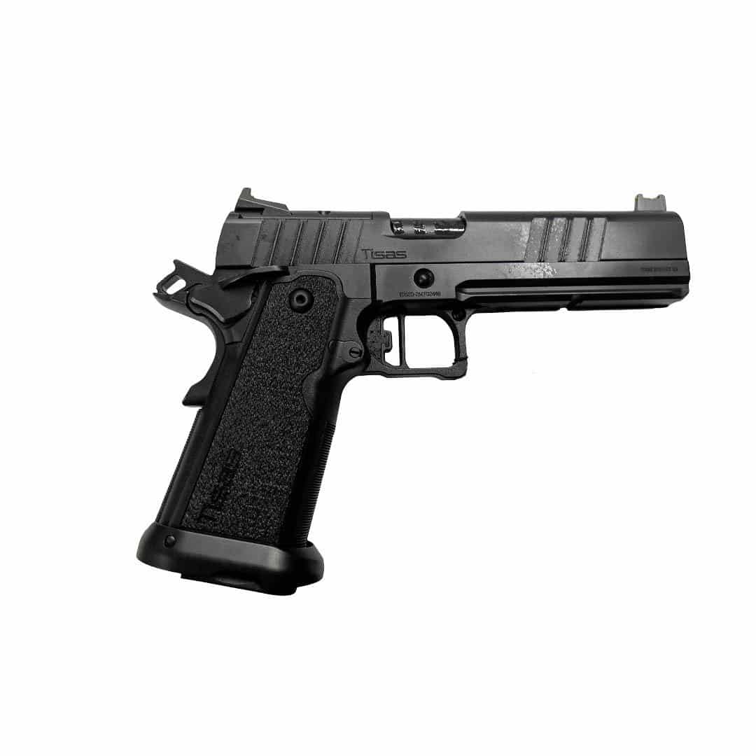 Tisas 1911 Duty DS Handgun 9mm Luger 18rd Magazines(2) 5" Barrel QPQ Rail Optics Ready AOS