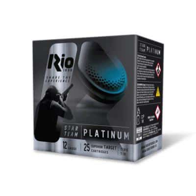 Rio Star Team Evo Platinum Nickel Shotshells 12ga 2-3/4 1oz 1250fps #8 25/ct