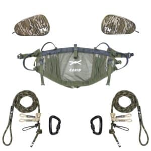 Timber Ninja Outdoors Ronin Saddle Starter Kit XL 36" - 40" Mossy Oak Bottomland