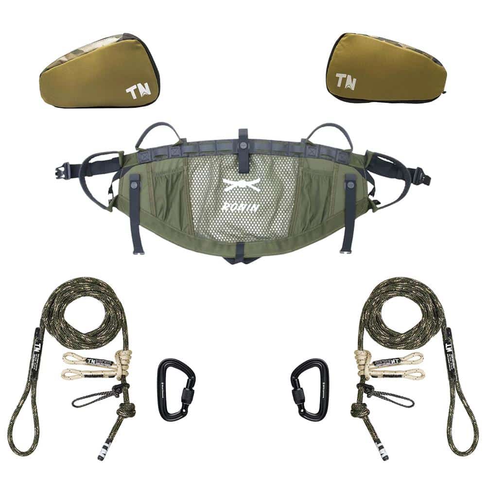 Timber Ninja Outdoors Ronin Saddle Starter Kit XL 36" - 40" Green