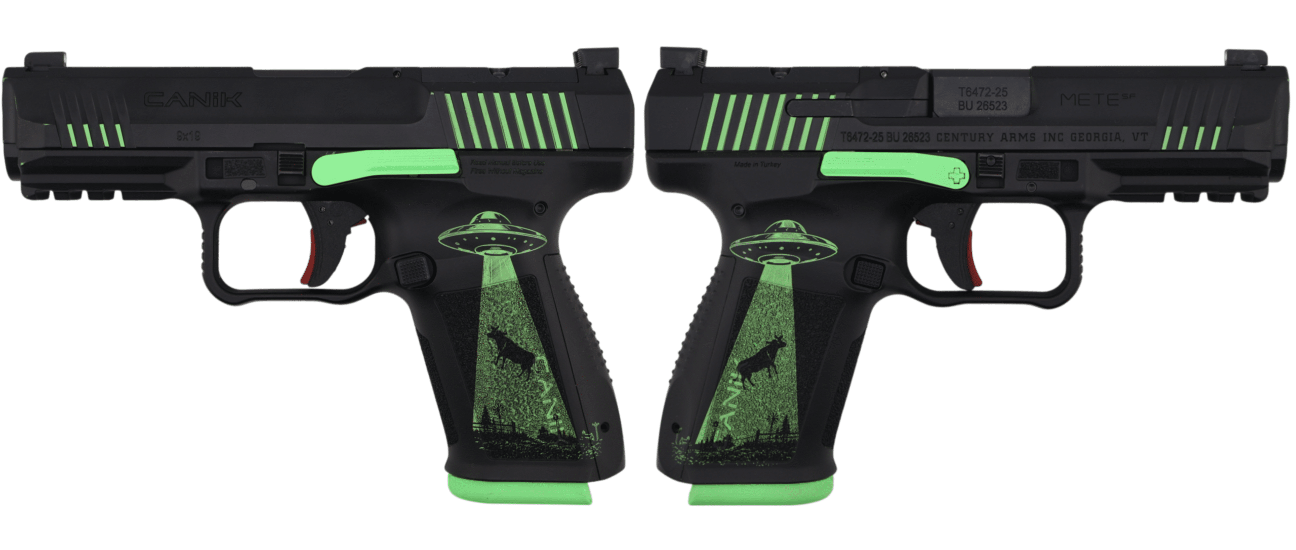 CANIK METE SF ONE SERIES 9MM ABDUCTION PSTL 4.19 BRL 1-15RD MAG