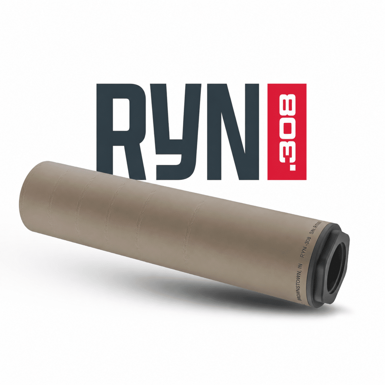 ONE HORSE RYN .30 TITANIUM SUPPRESSOR FDE