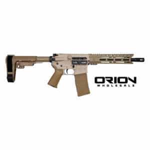 DIAMONDBACK DB15 5.56 PSTL 10" BRL TWO TONE MCMILLAN TAN/FDE 1-30RD PMAG SBA3 BRACE