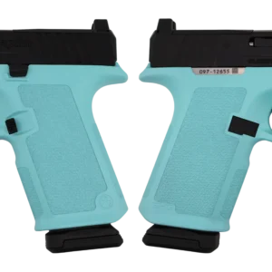RUGER RXM 9MM PISTOL 4" BBL ROBIN'S EGG BLUE MAGPUL EHG, O.R. 2-15RD MAGS