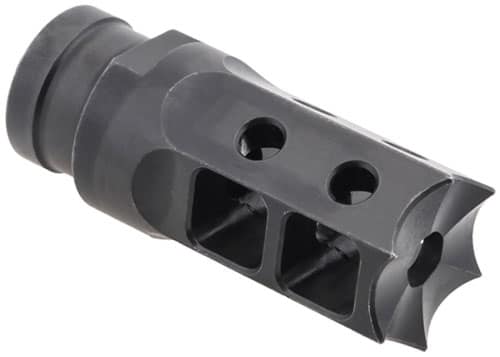 NEXT LEVEL NLX7 COMP/FLASH - SUPPRESSOR SPIKED 1/2X28 BLK